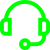 icono verde audifonos atencion al cliente