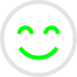 icono de carita sonriendo color gris y verde