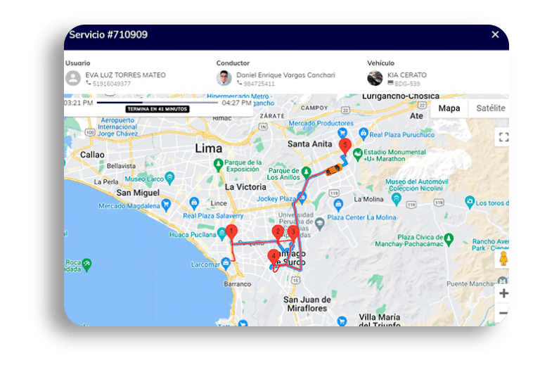 geolocalizacion de paradas de taxi moobiz